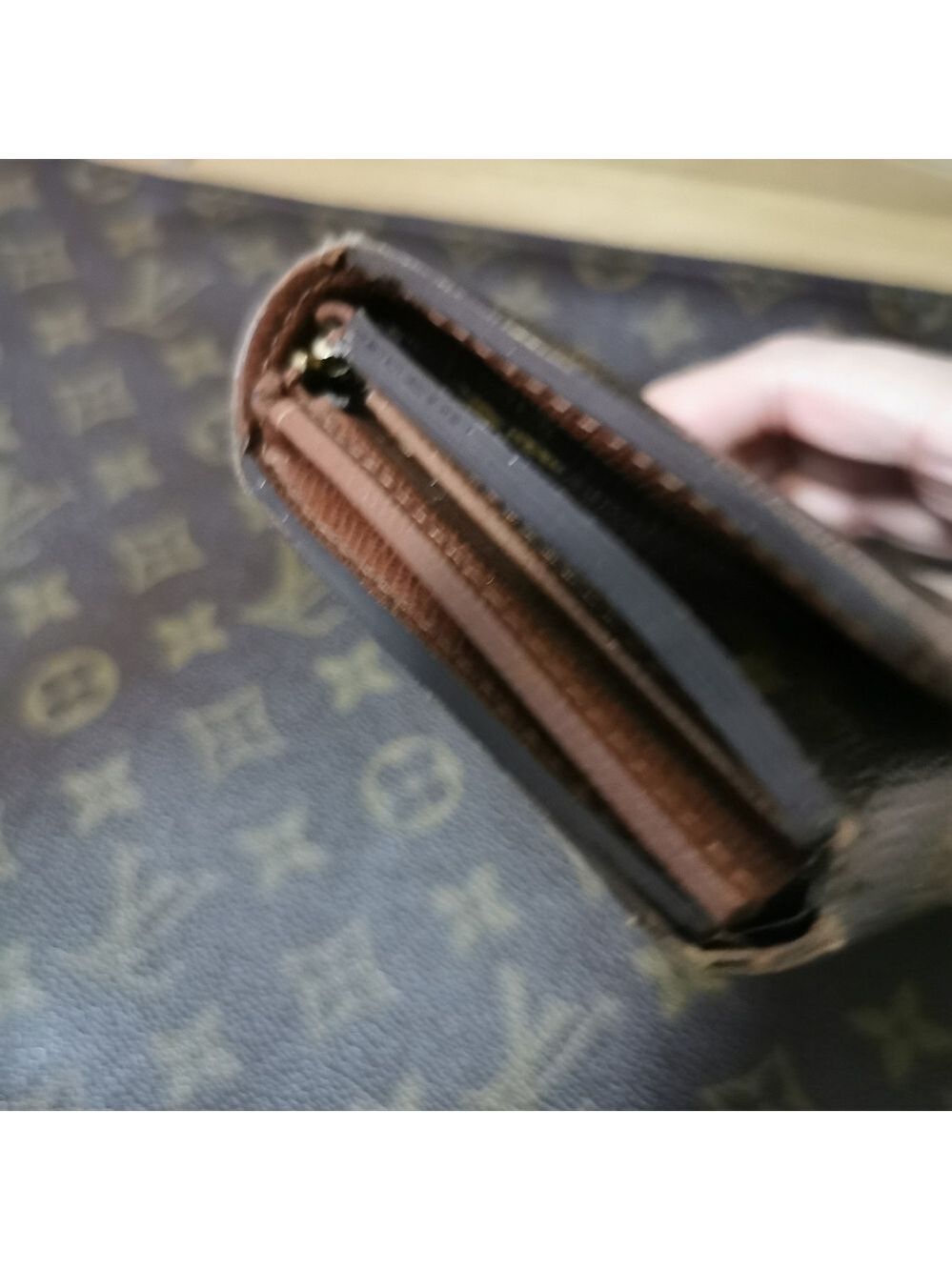 AUTHENTIC Vintage Louis Vuitton Monogram Pochette Porte Monnaie Credit Wallet - Picture 4 of 13